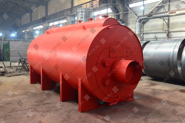 Паровой котел КП 1000 на сырых дровах промышленный